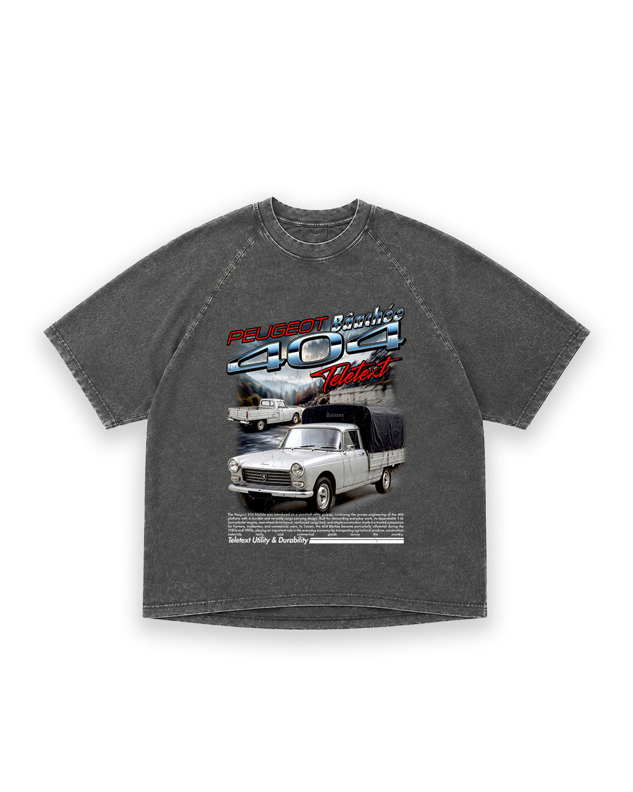 404 Bâchée T-Shirt – Acid Grey