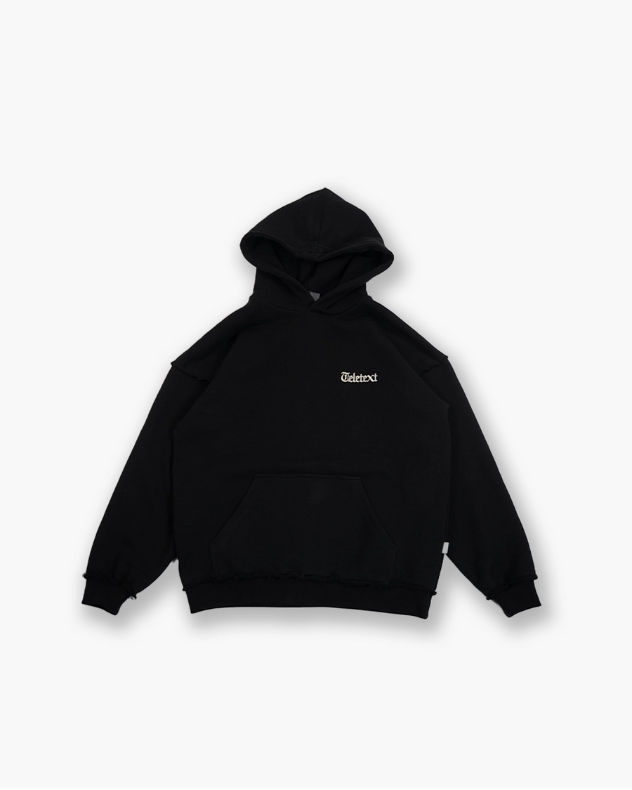 Silver Ancient Hoodie - Black