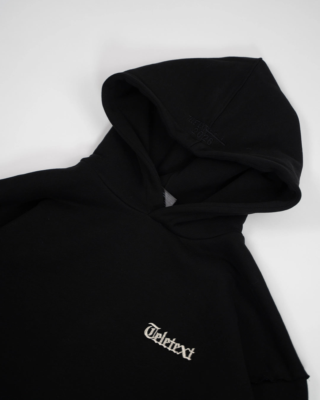 Silver Ancient Hoodie - Black