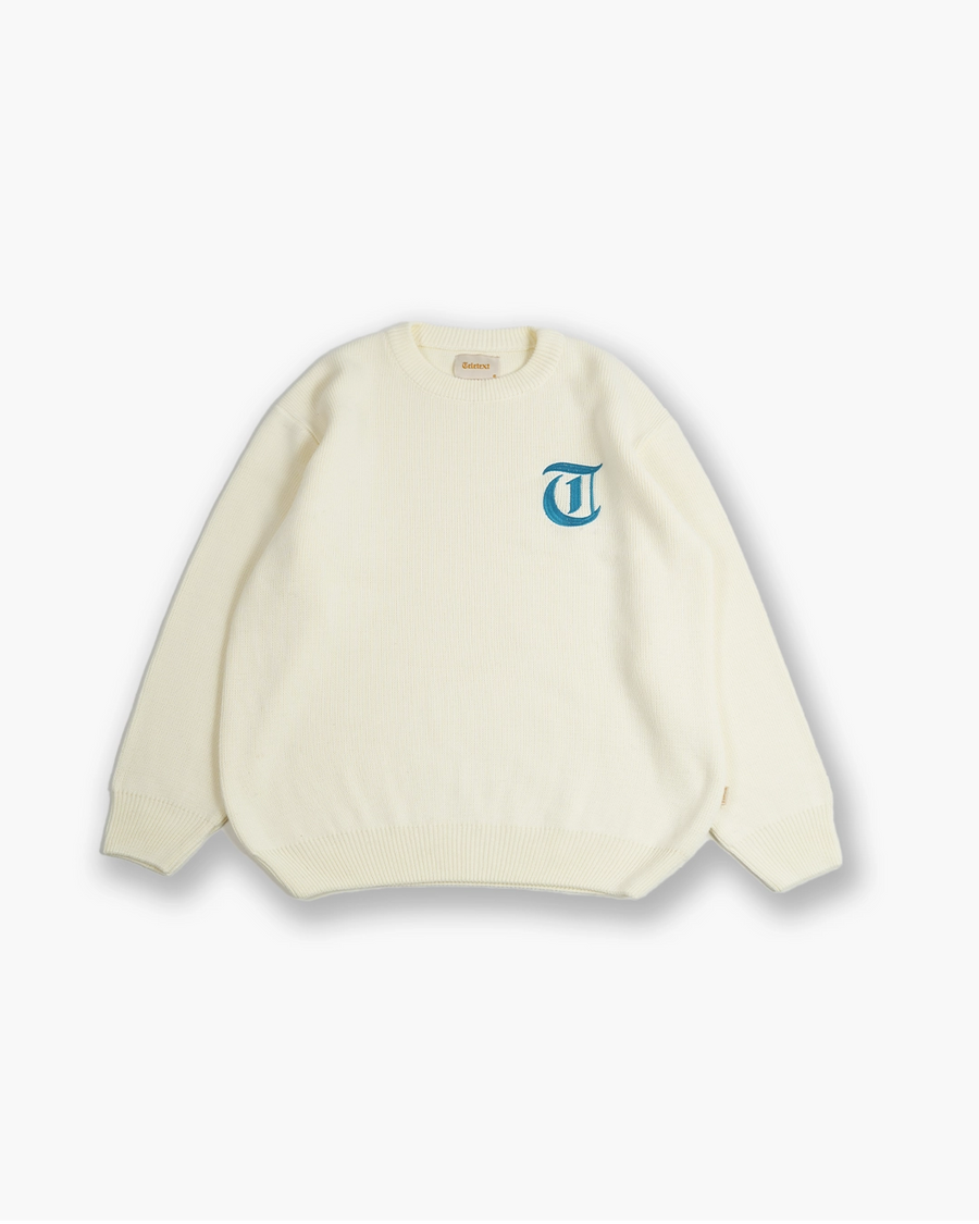 Ancient T Knit Pullover - Cream