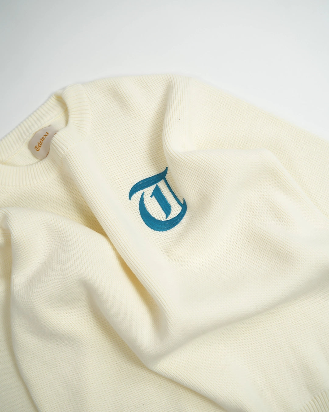 Ancient T Knit Pullover - Cream