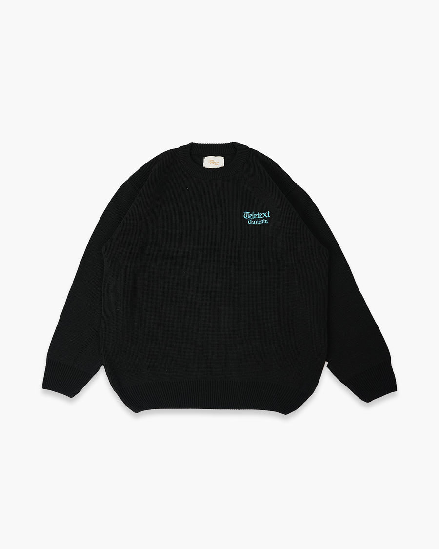Ancient Knit Pullover - Black Saphire