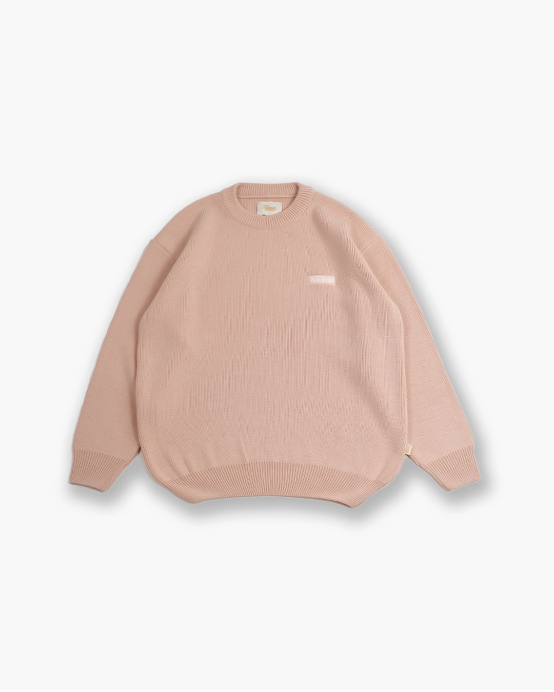 Small Logo Knit Pullover - Apricot