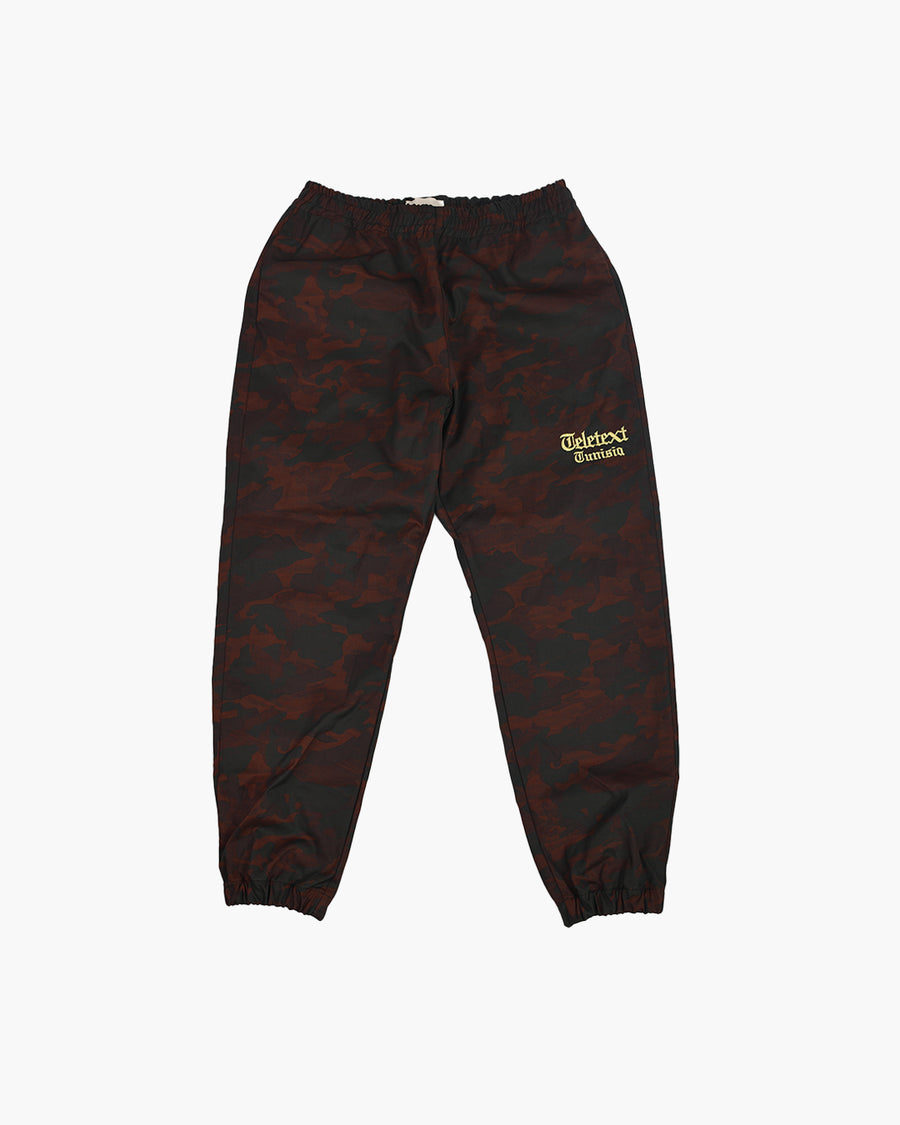 TELETEXT Orange Camo Pants