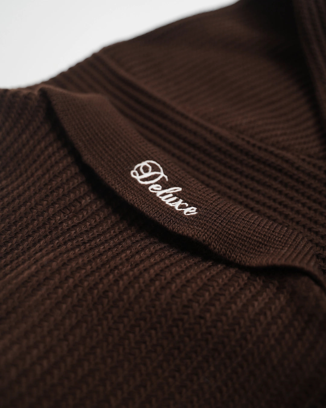Deluxe Knitted Polo - Chocolat