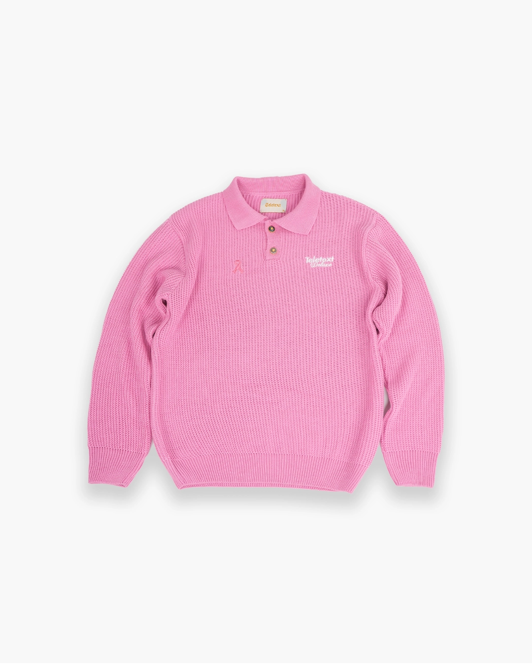 Deluxe Knitted Polo - Octobre Rose