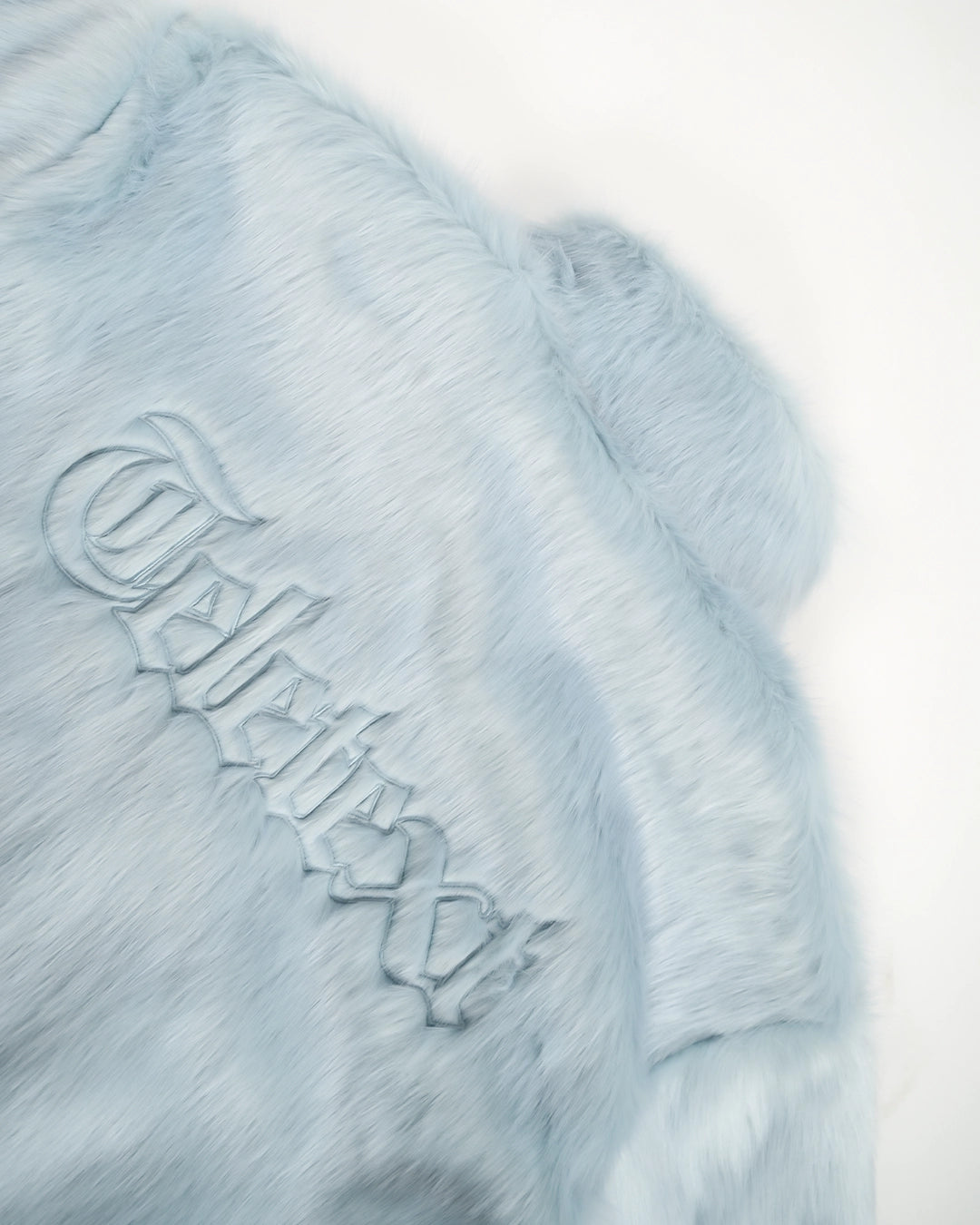 Faux-Fur Jacket - Light Blue