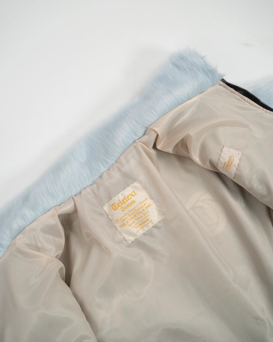 Faux-Fur Jacket - Light Blue