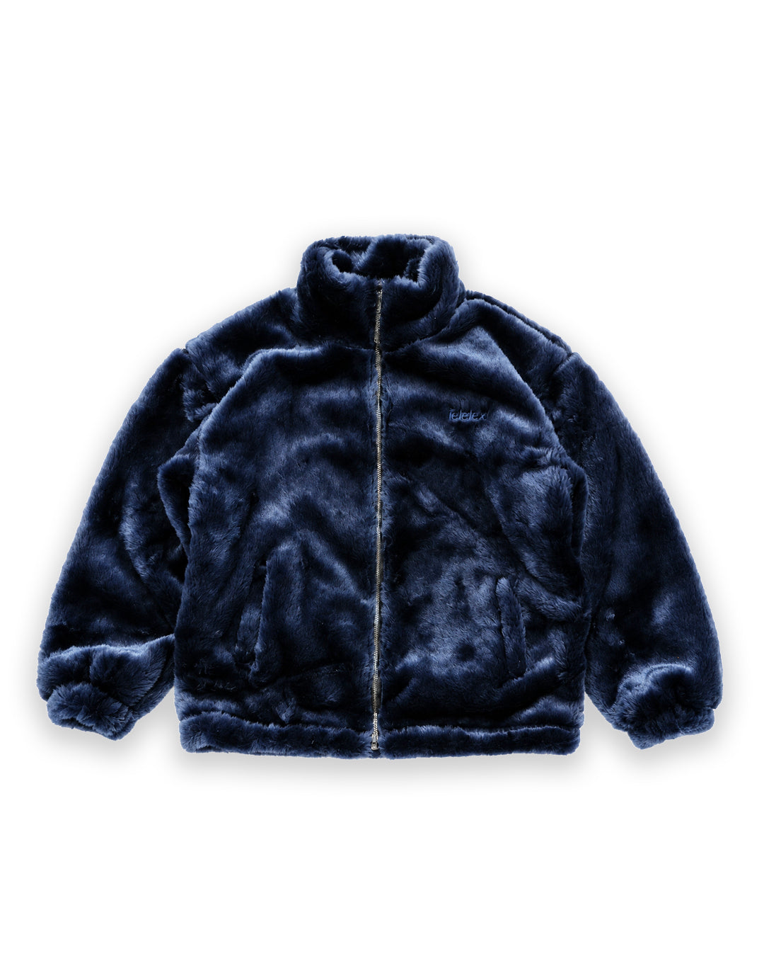 Faux-Fur Jacket - Blue