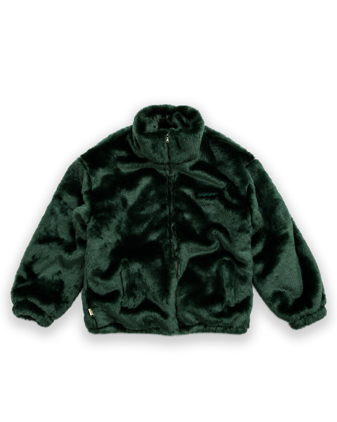 Faux-Fur Jacket - Green