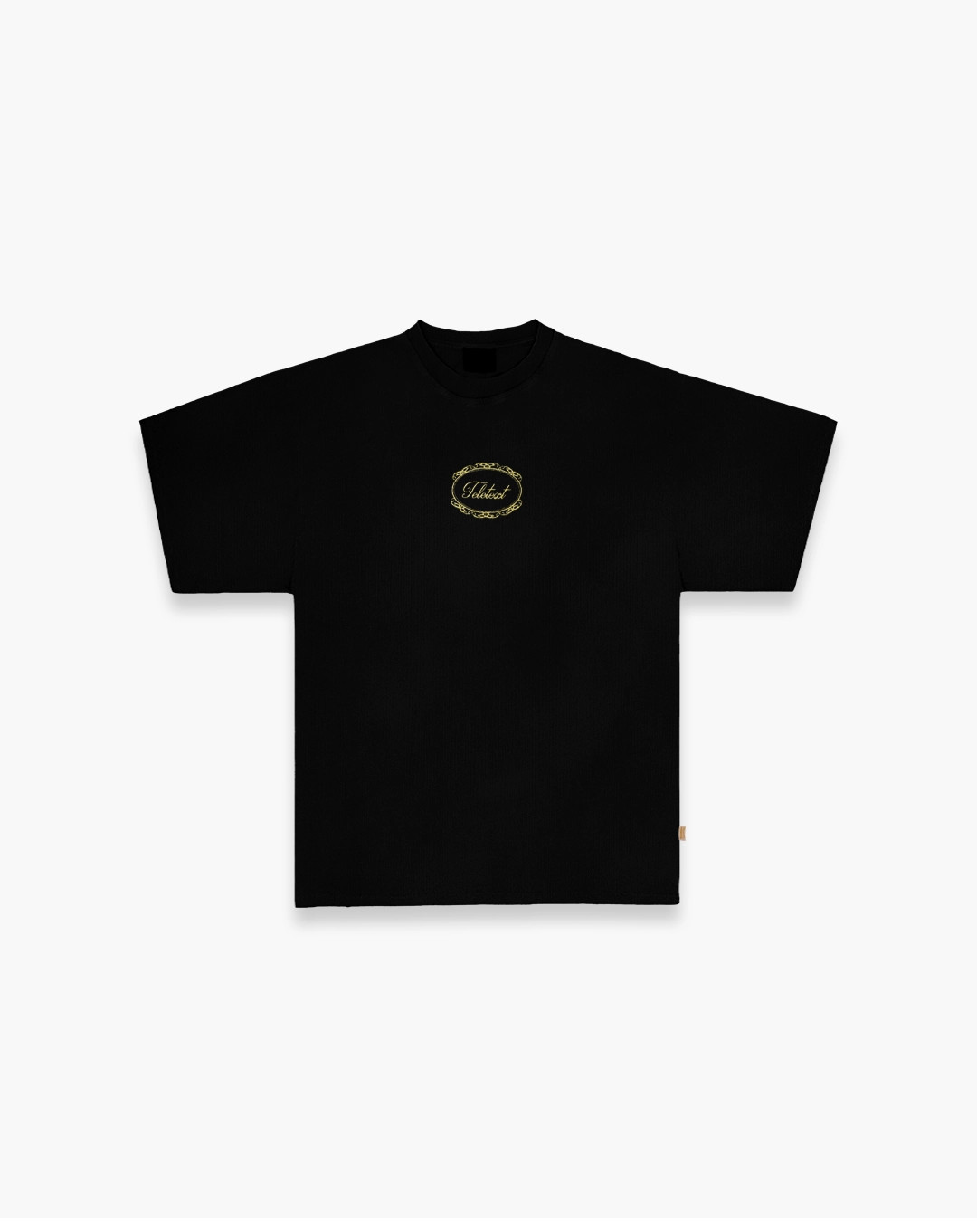 Golden Bloom T-Shirt - Black