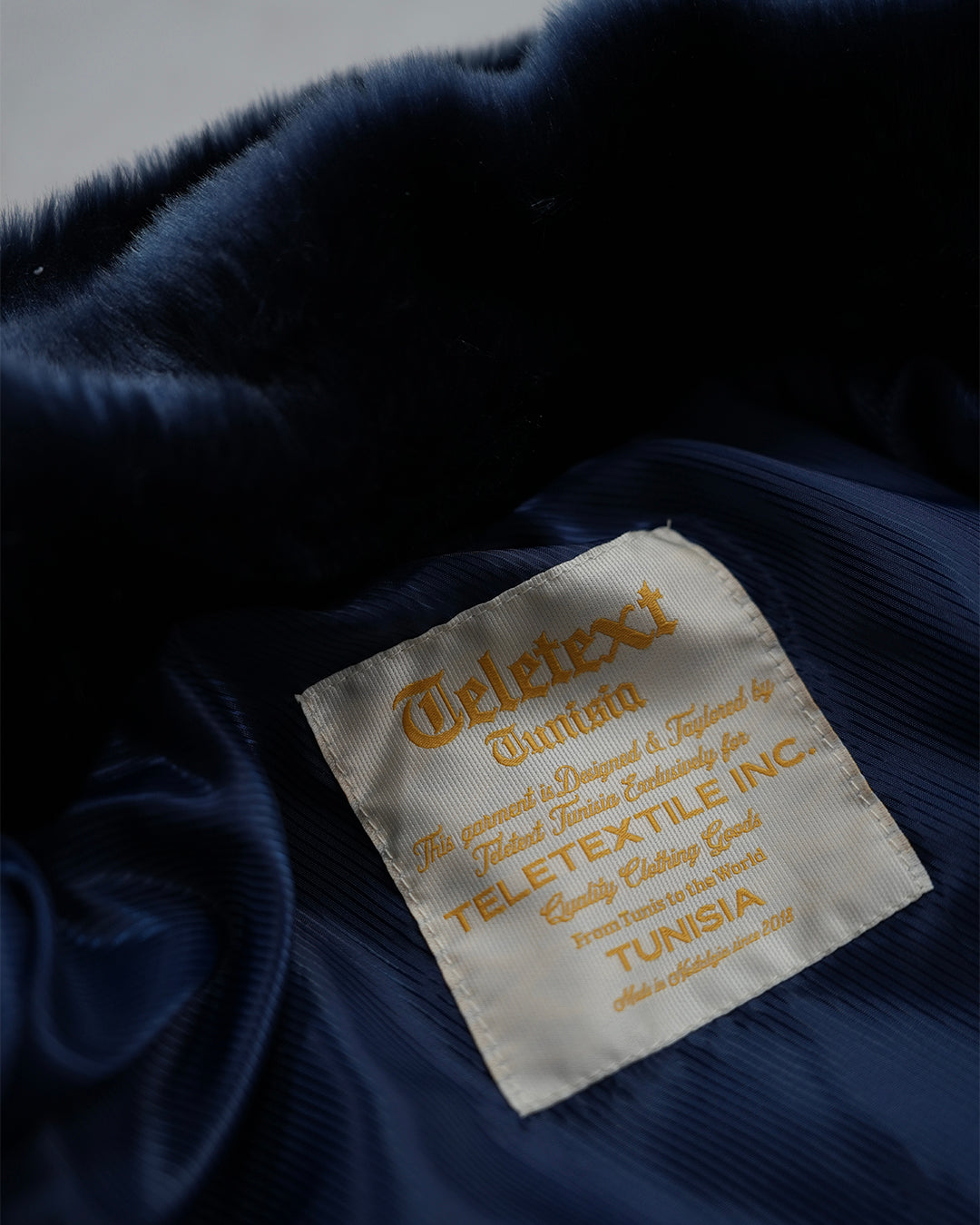 Faux-Fur Jacket - Blue