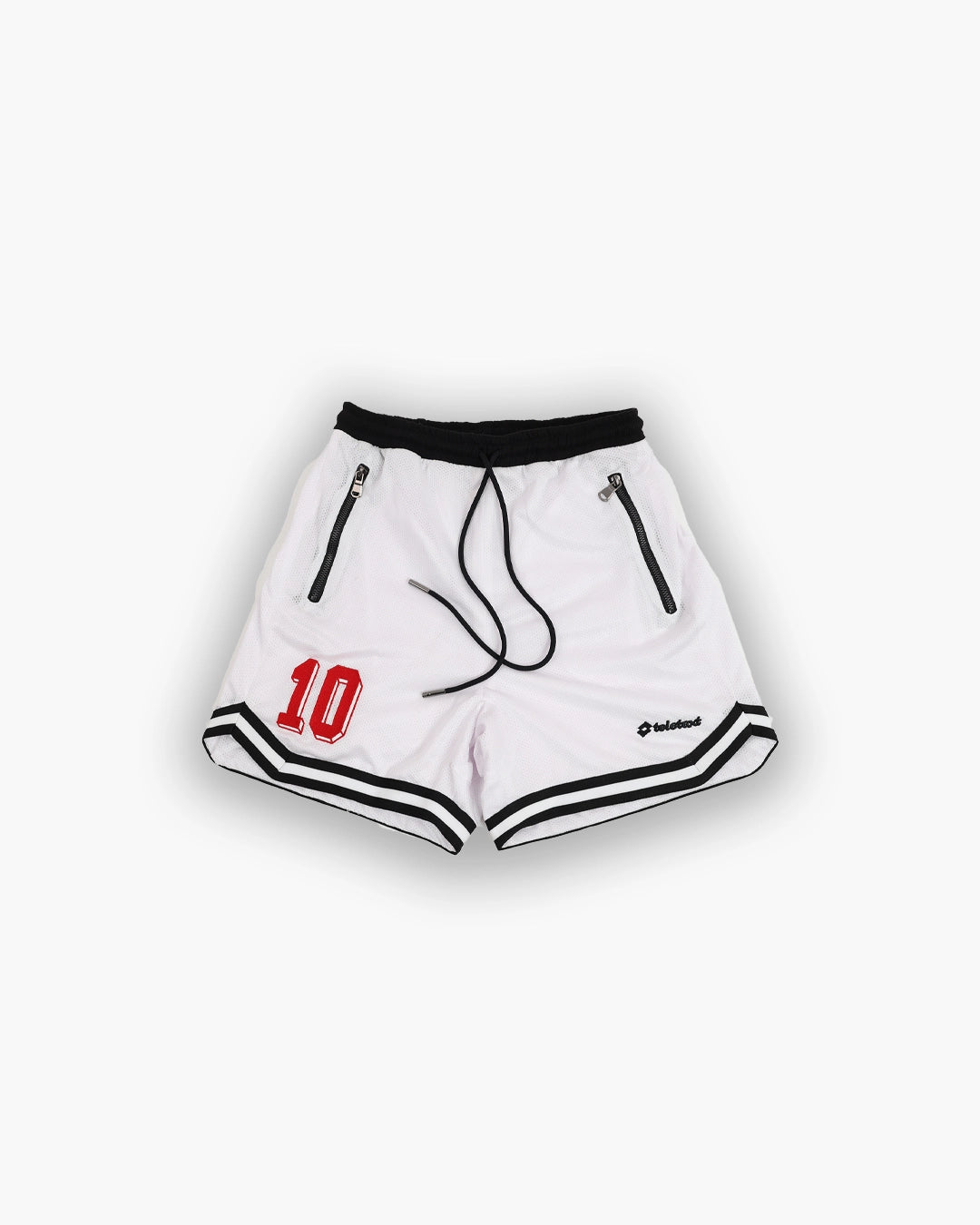 Basketball Mesh Shorts Retro - White