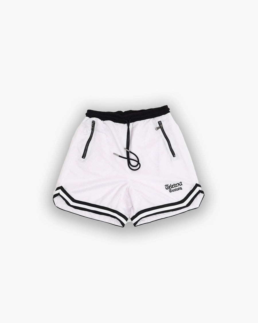 Basketball Mesh Shorts Ancient - White