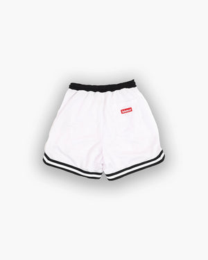 Basketball Mesh Shorts Retro - White