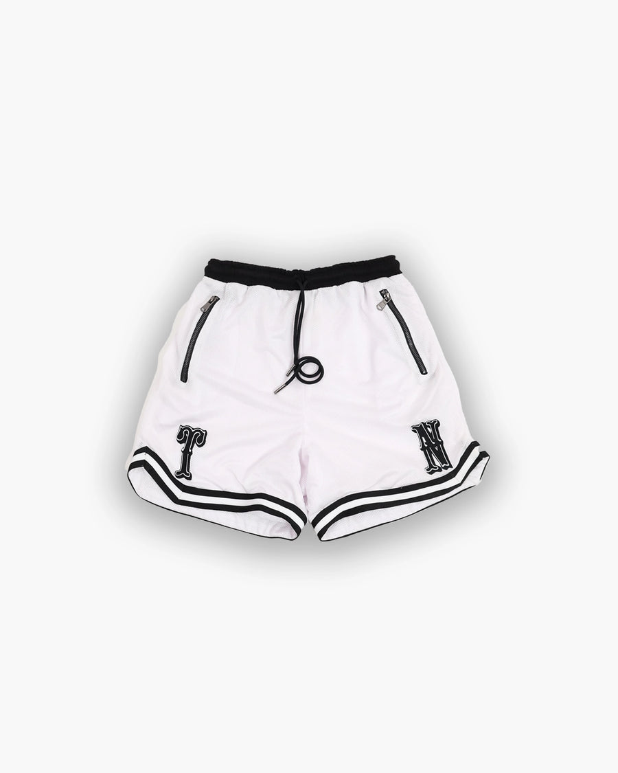 Basketball Mesh Shorts TN - White