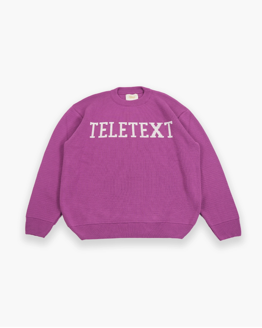 University Knit Pullover - Purple
