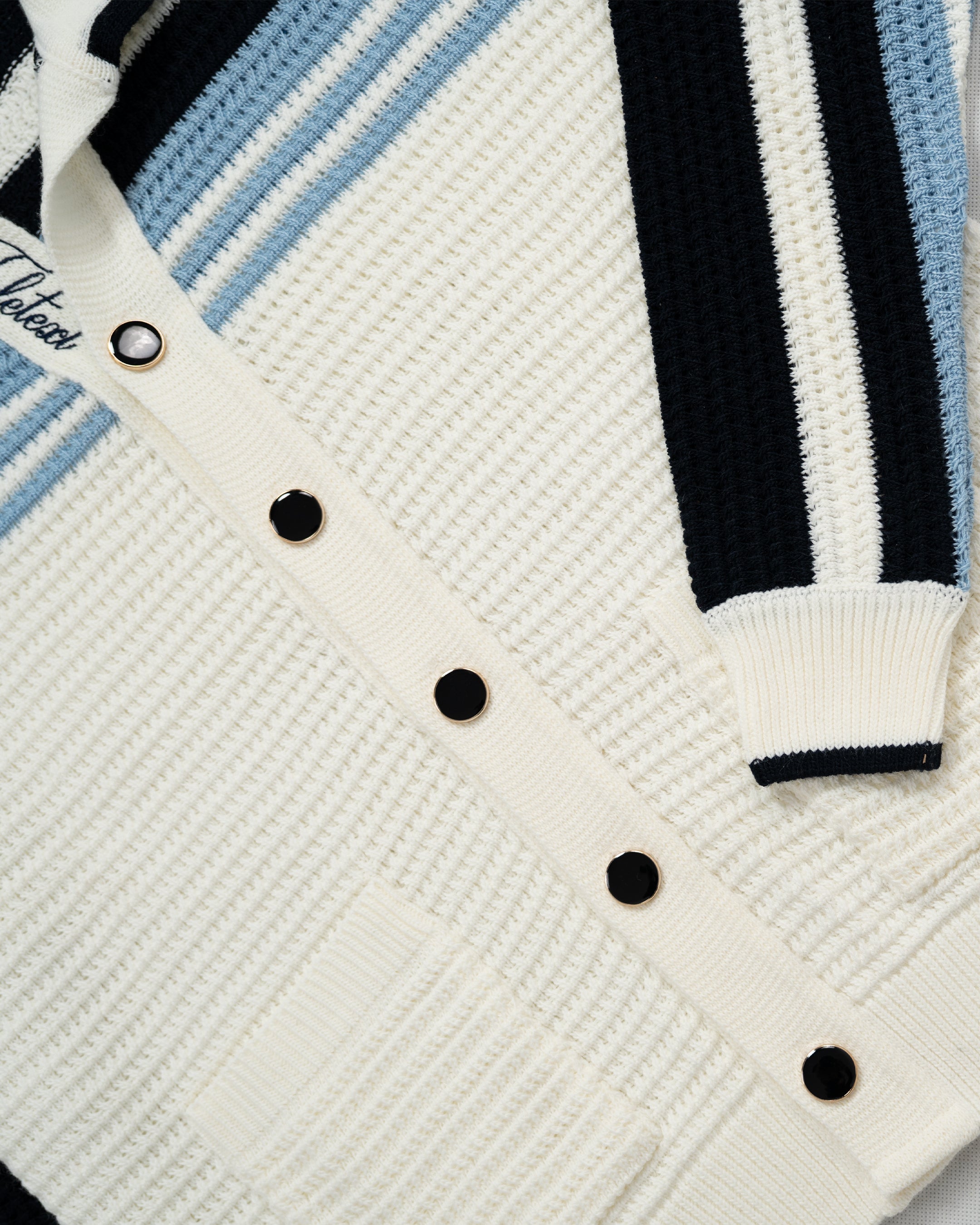 Deluxe Knitted Cardigan - Seaside