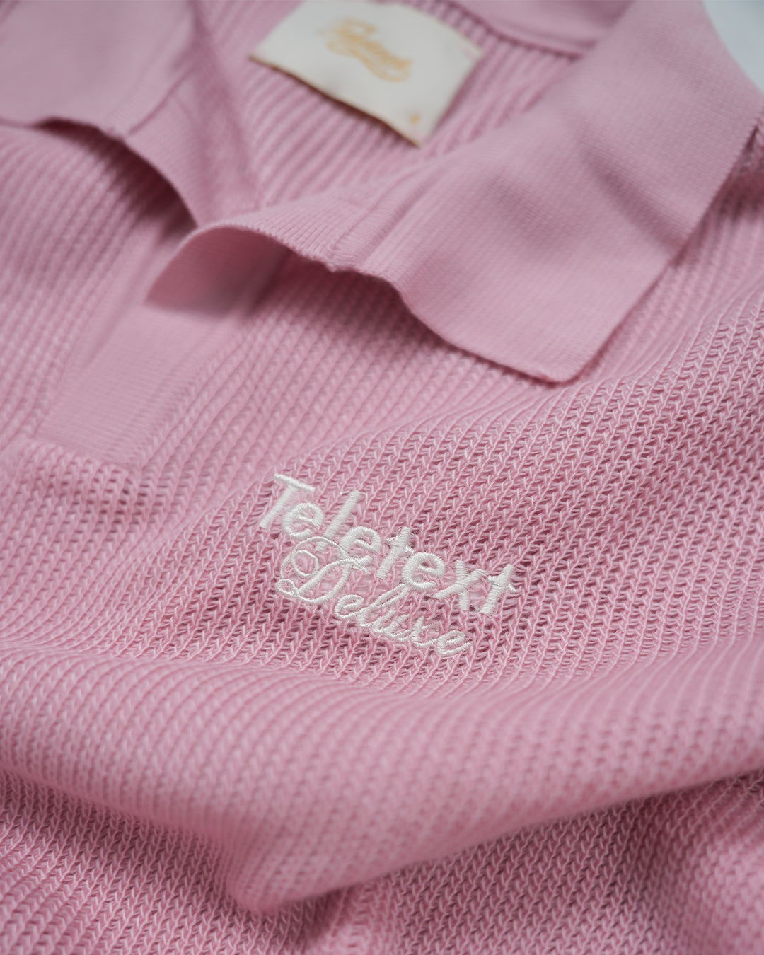 Deluxe Knit Summer Polo - Rosewood