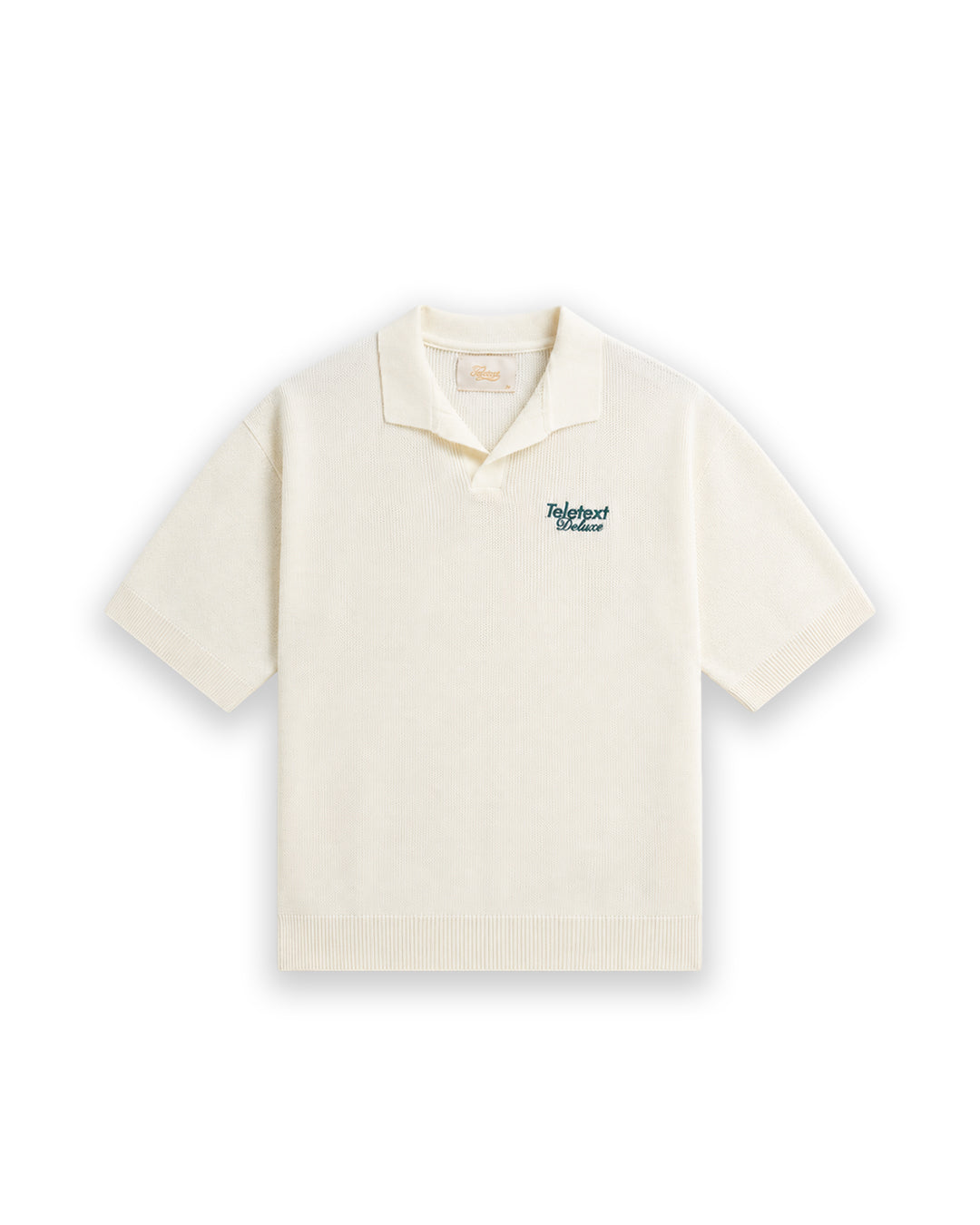 Deluxe Knit Summer Polo - Cream