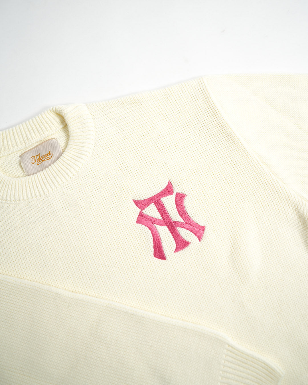 TN Knit Pullover - Cream Pink