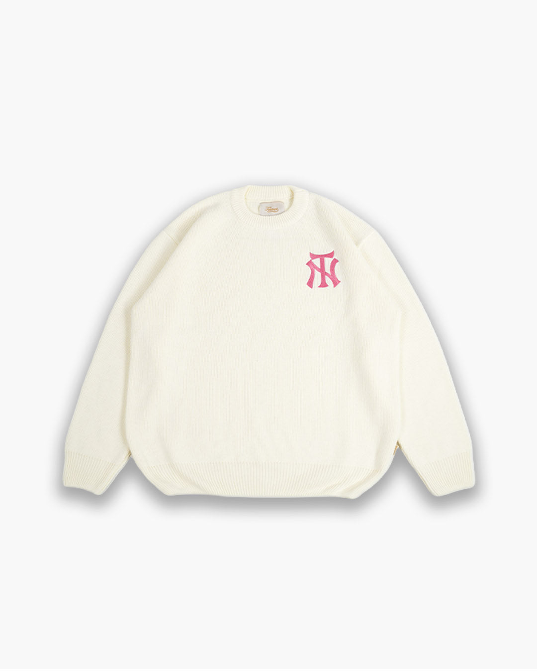 TN Knit Pullover - Cream Pink