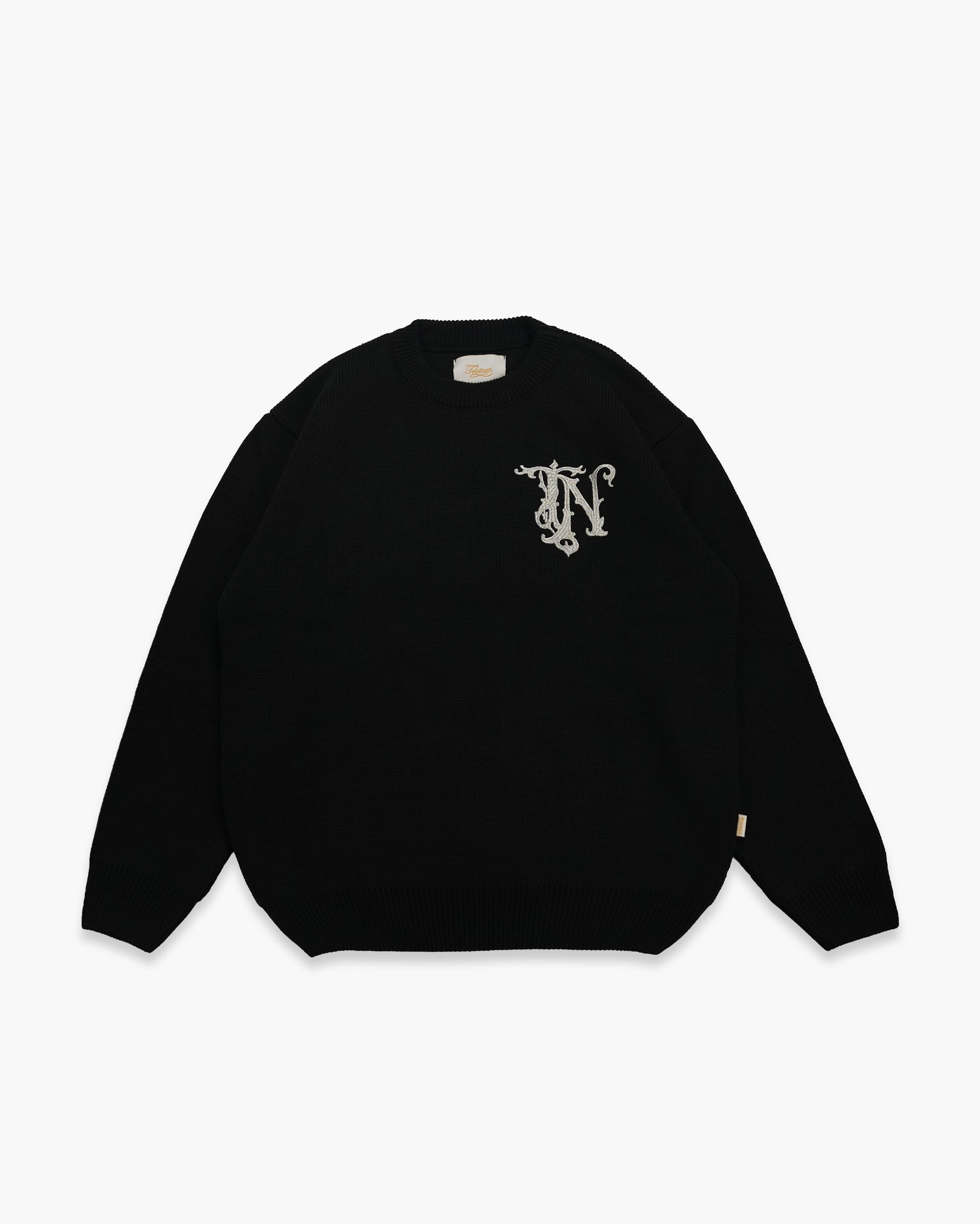 TN Roots Knit Pullover - Black Silver