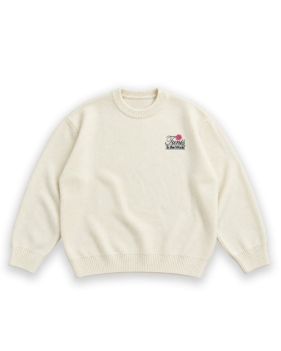 To The World Pullover - Cream