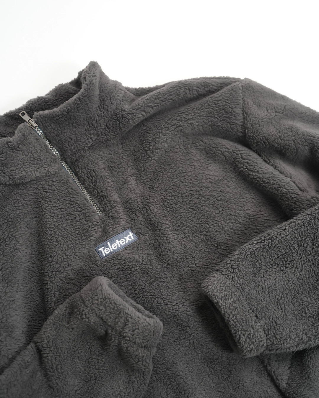 Fleece Quarter Zip - Ash Grey