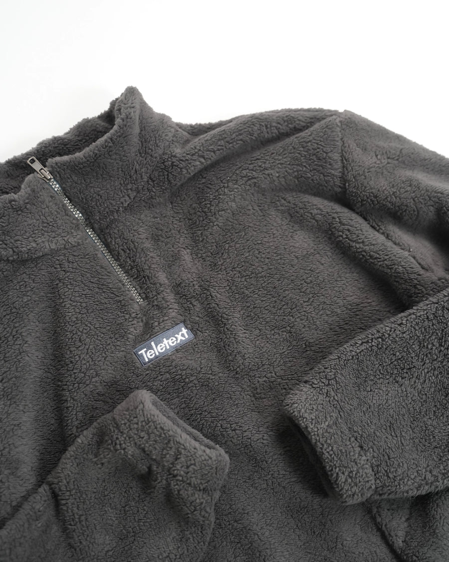 Fleece Quarter Zip - Ash Grey