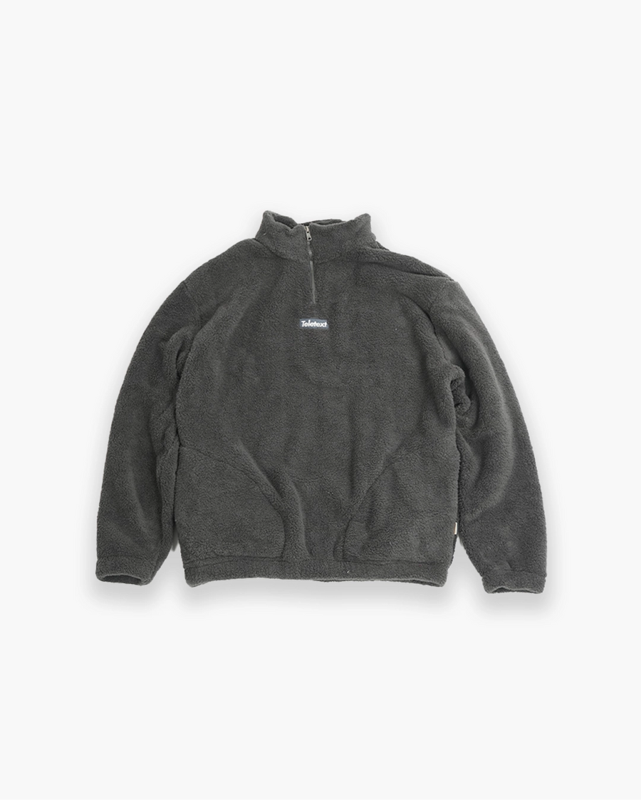Fleece Quarter Zip - Ash Grey