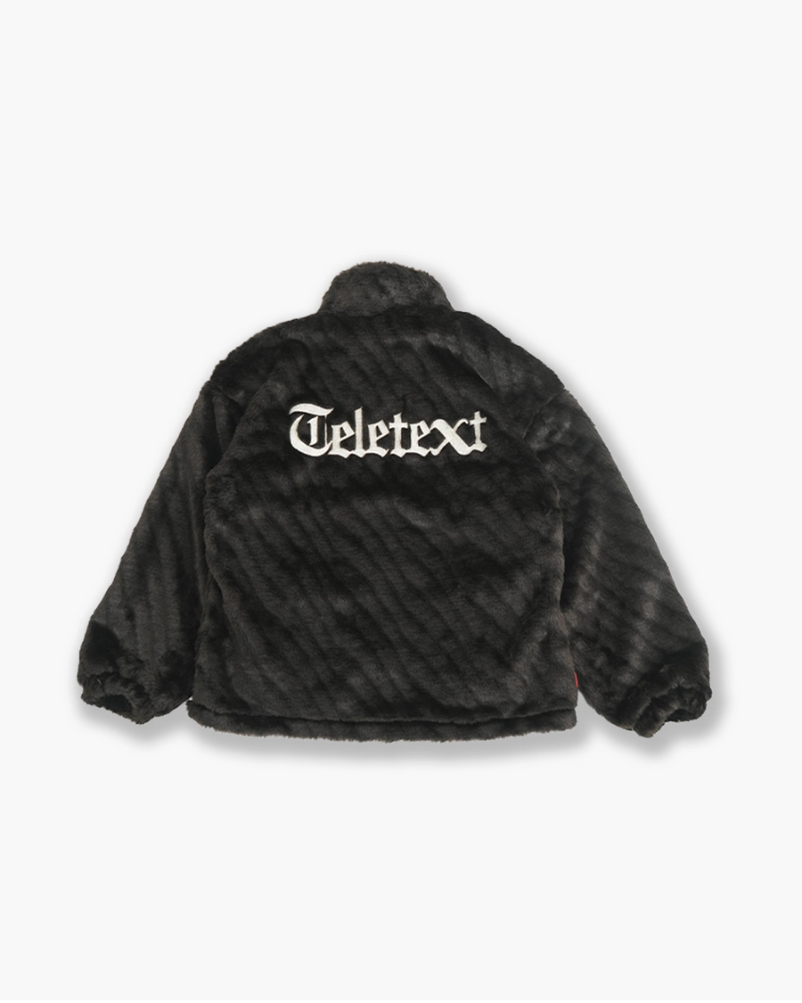 Faux-Fur Jacket - Wild Boar