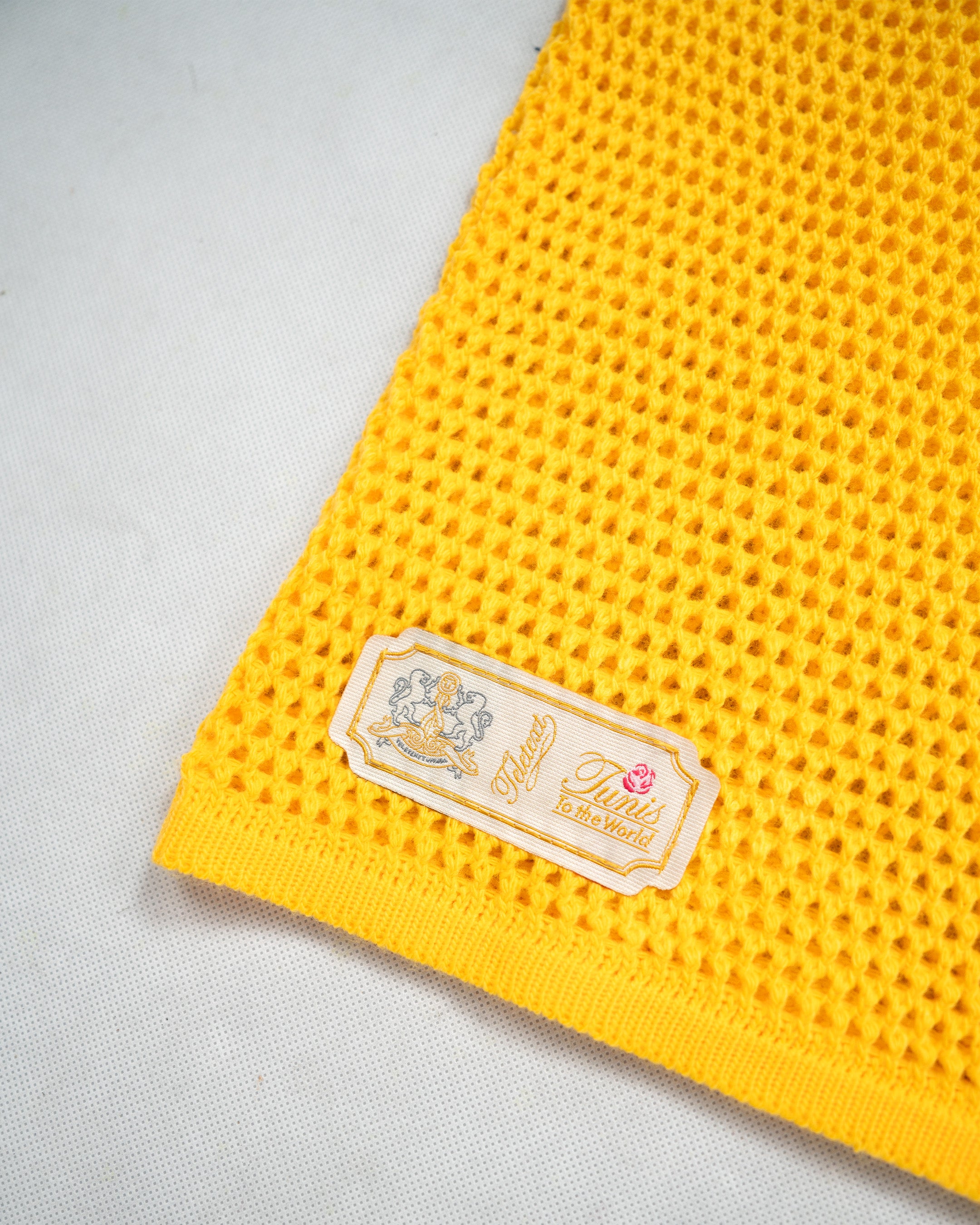 Knitted Tank Tops - Yellow