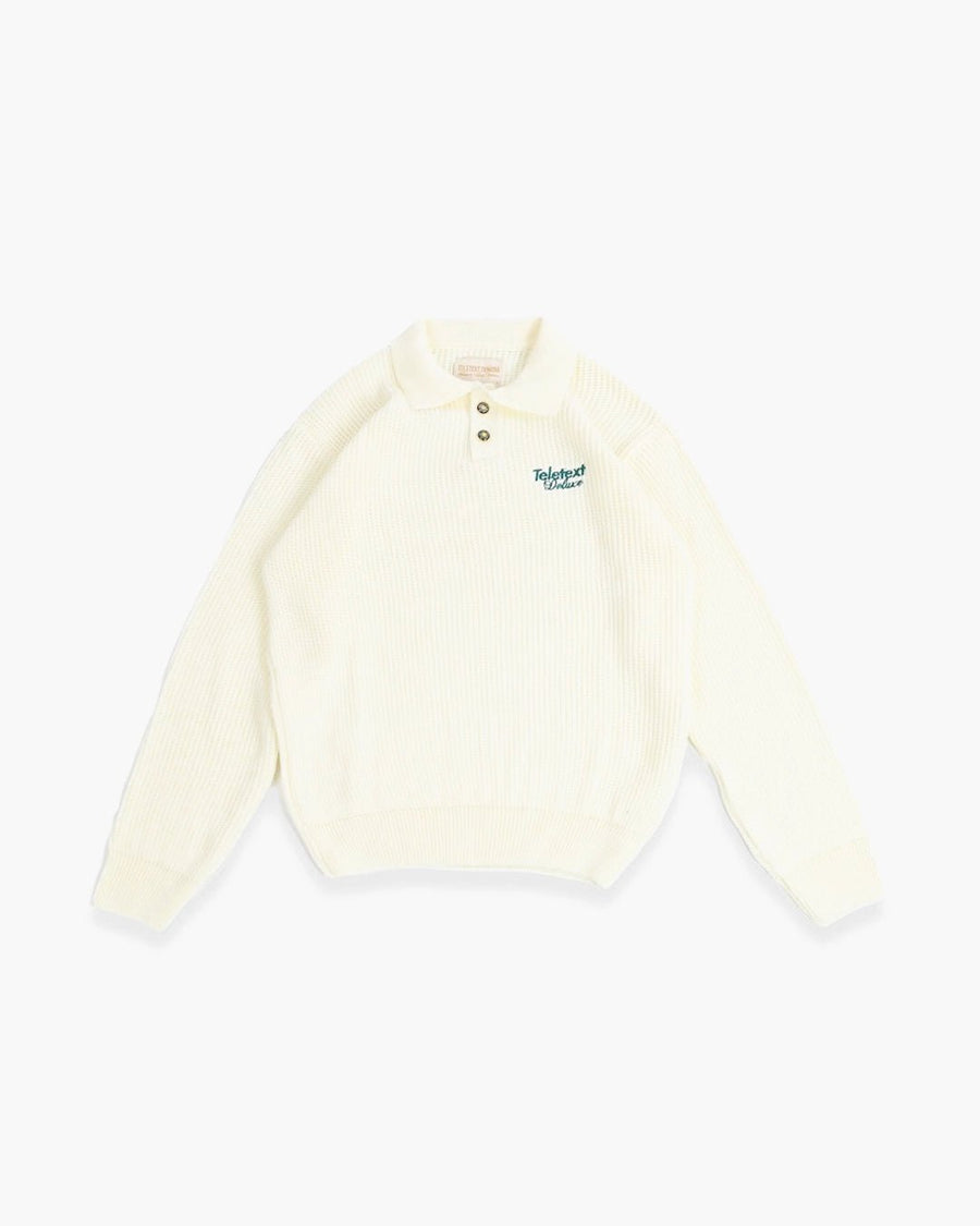 TELETEXT Deluxe Knitted Polo - TELETEXT