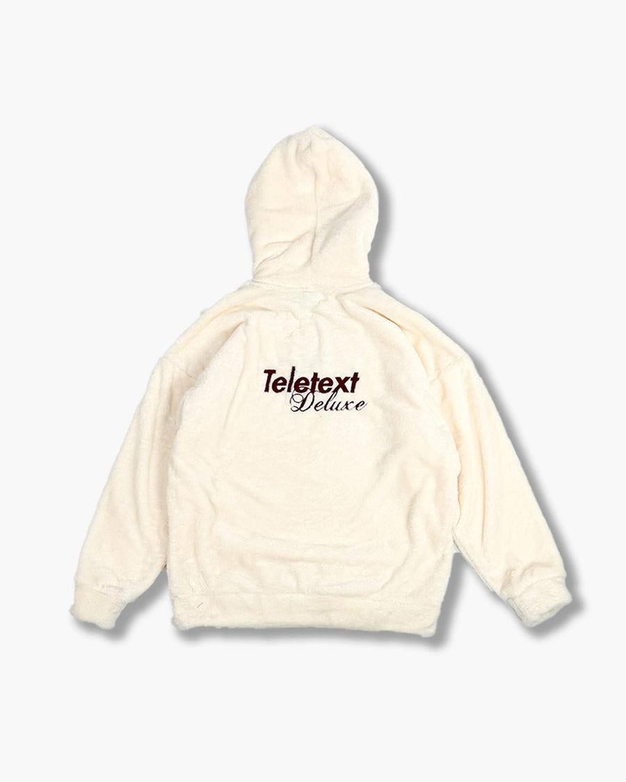 Teletext Deluxe Lightweight Sherpa Hoodie - TELETEXT