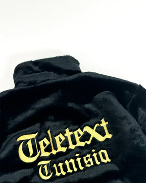 Teletext Faux - Fur Jacket - Dark Blue - TELETEXT