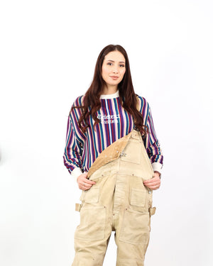 TELETEXT Knit Striped Sweater - Multicolor - TELETEXT