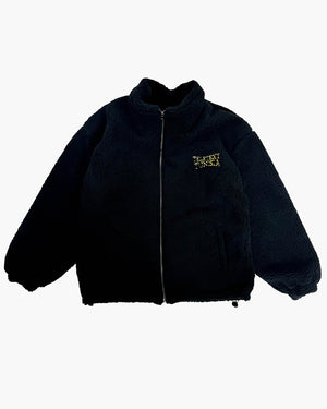 Teletext Sherpa Jacket - Black (Friends & Family Exclusive) - TELETEXT