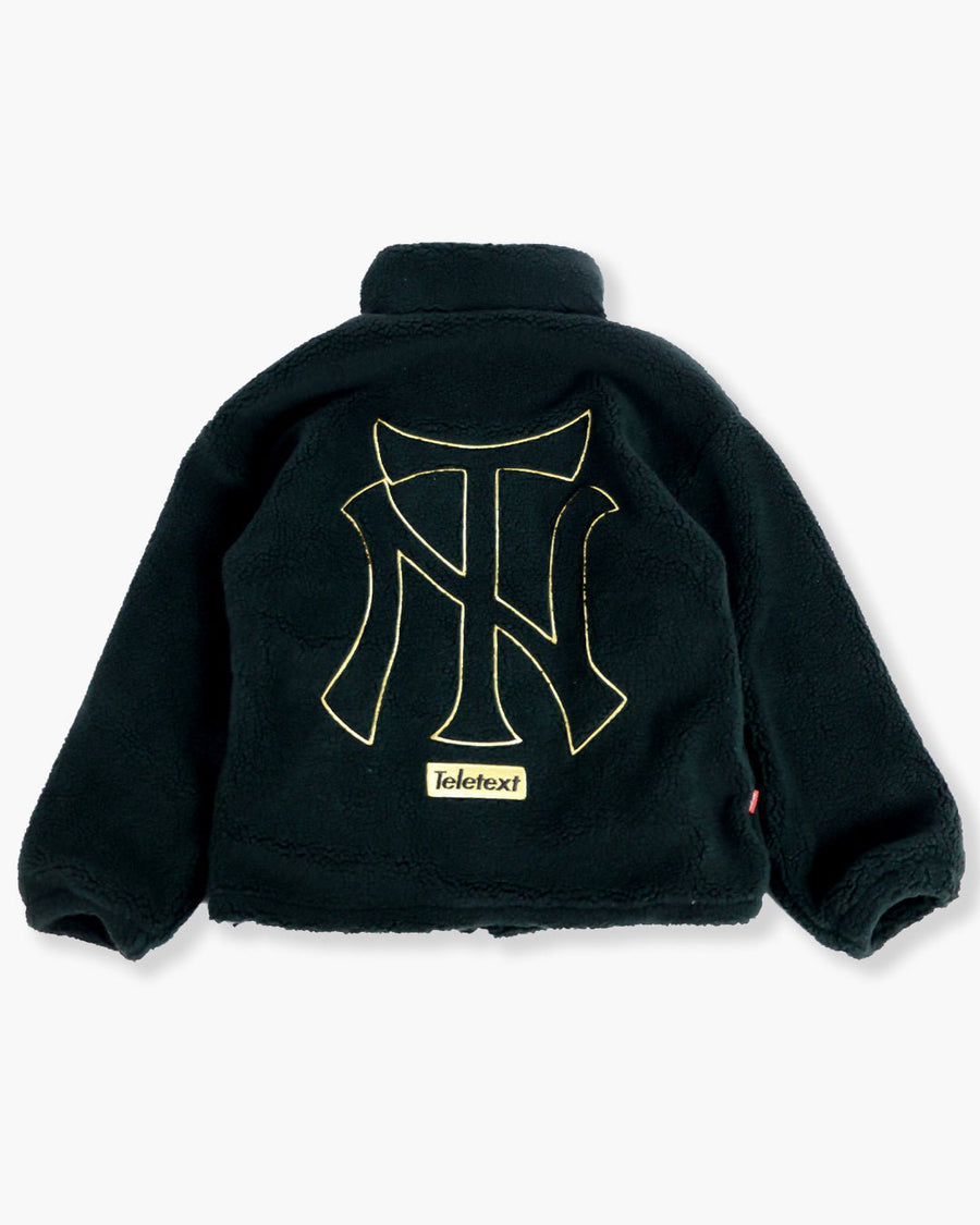 TELETEXT Sherpa Jacket - TN Black - TELETEXT